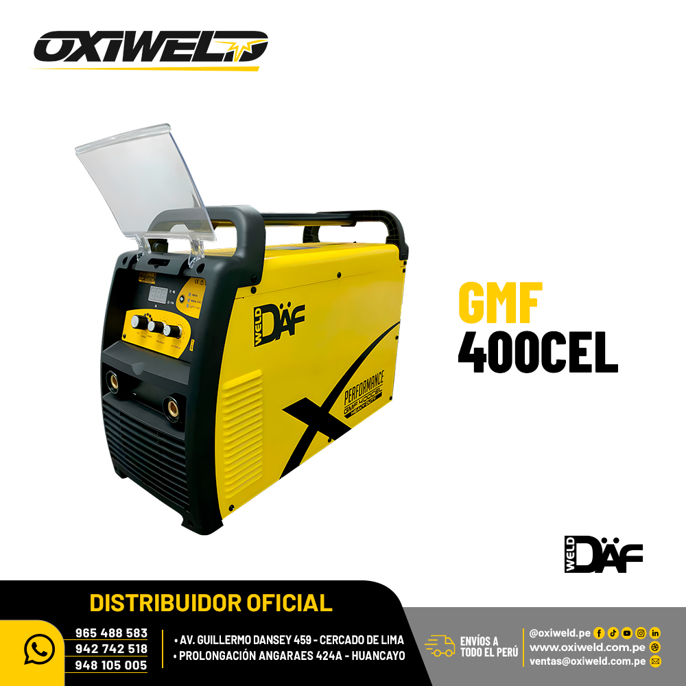 Maquina de Soldar Weld DAF GMF 400CEL Heavy Duty Maquina de Soldar Weld DAF GMF 400CEL Heavy Duty