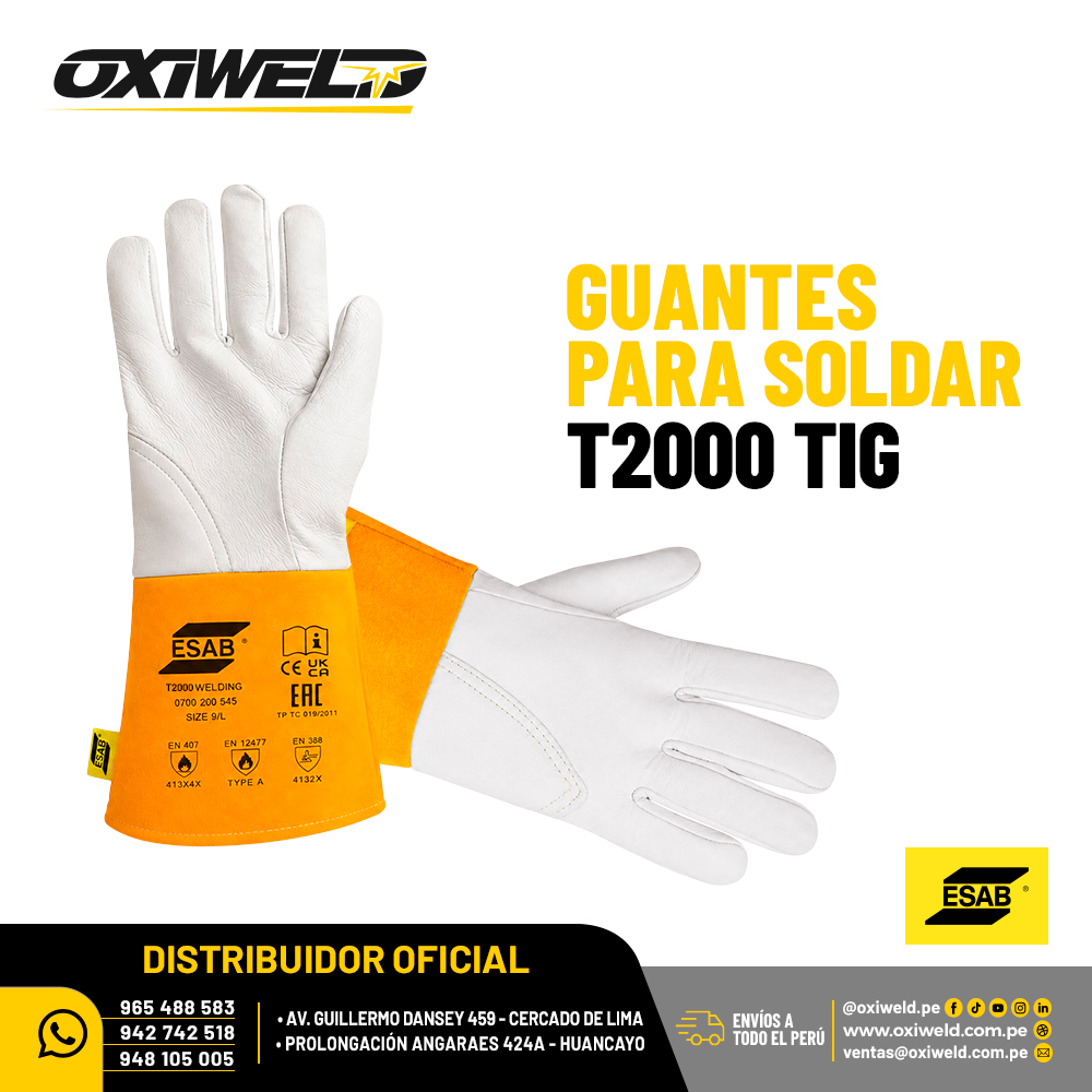 Guantes para soldar T2000 TIG ESAB Guantes para soldar T2000 TIG ESAB