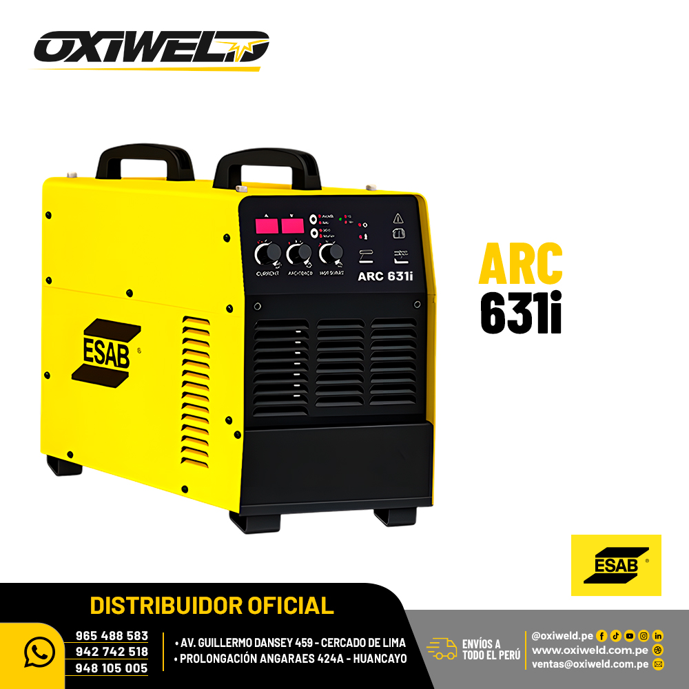 MAQUINA DE SOLDAR ESAB ARC 631i MAQUINA DE SOLDAR ESAB ARC 631i