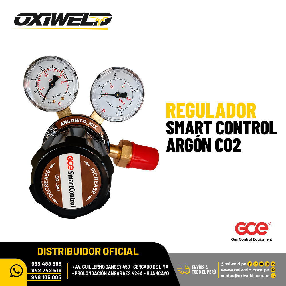 Regulador GCE Smart Control para Argon/CO2 Regulador GCE Smart Control para Argon/CO2