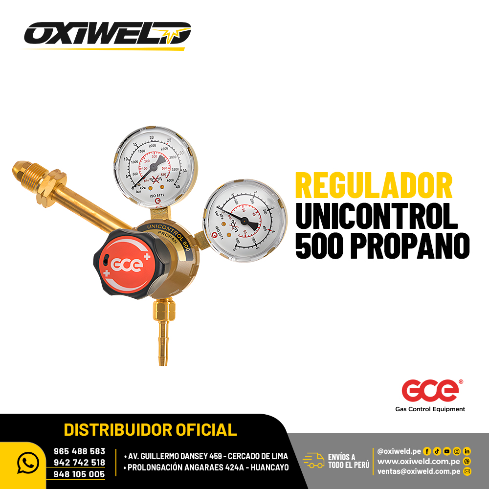 Regulador de presion para propano GCE Unicontrol 500 Regulador de presion para propano GCE Unicontrol 500
