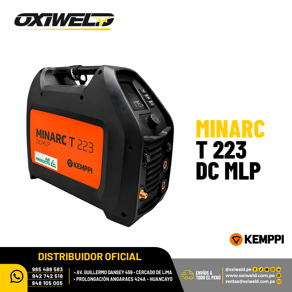 MAQUINA DE SOLDAR KEMPPI MINARC T 223 DC MLP GM MAQUINA DE SOLDAR KEMPPI MINARC T 223 DC MLP GM