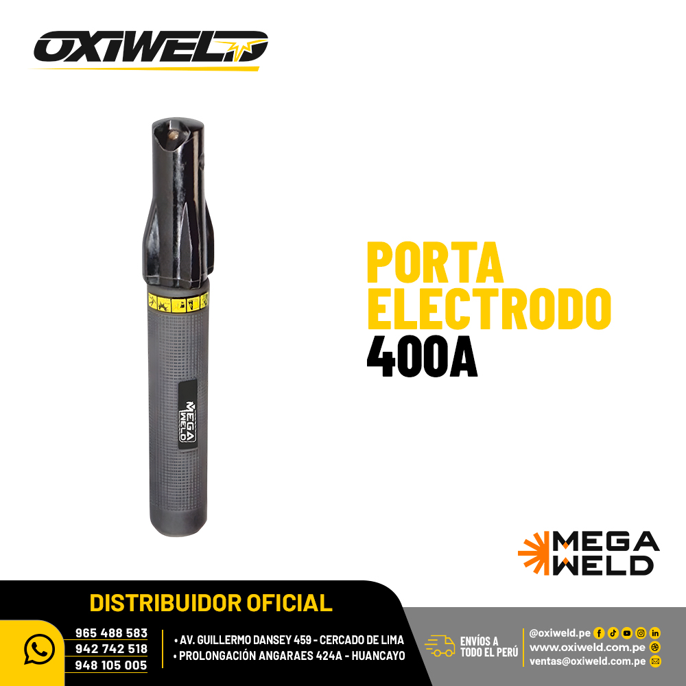 Porta electrodo Megaweld 400 A Porta electrodo Megaweld 400 A