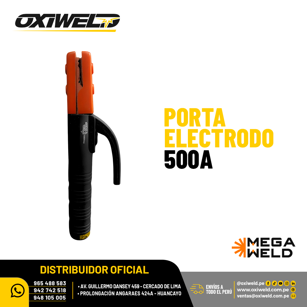 Porta electrodo Megaweld 500 A Porta electrodo Megaweld 500 A