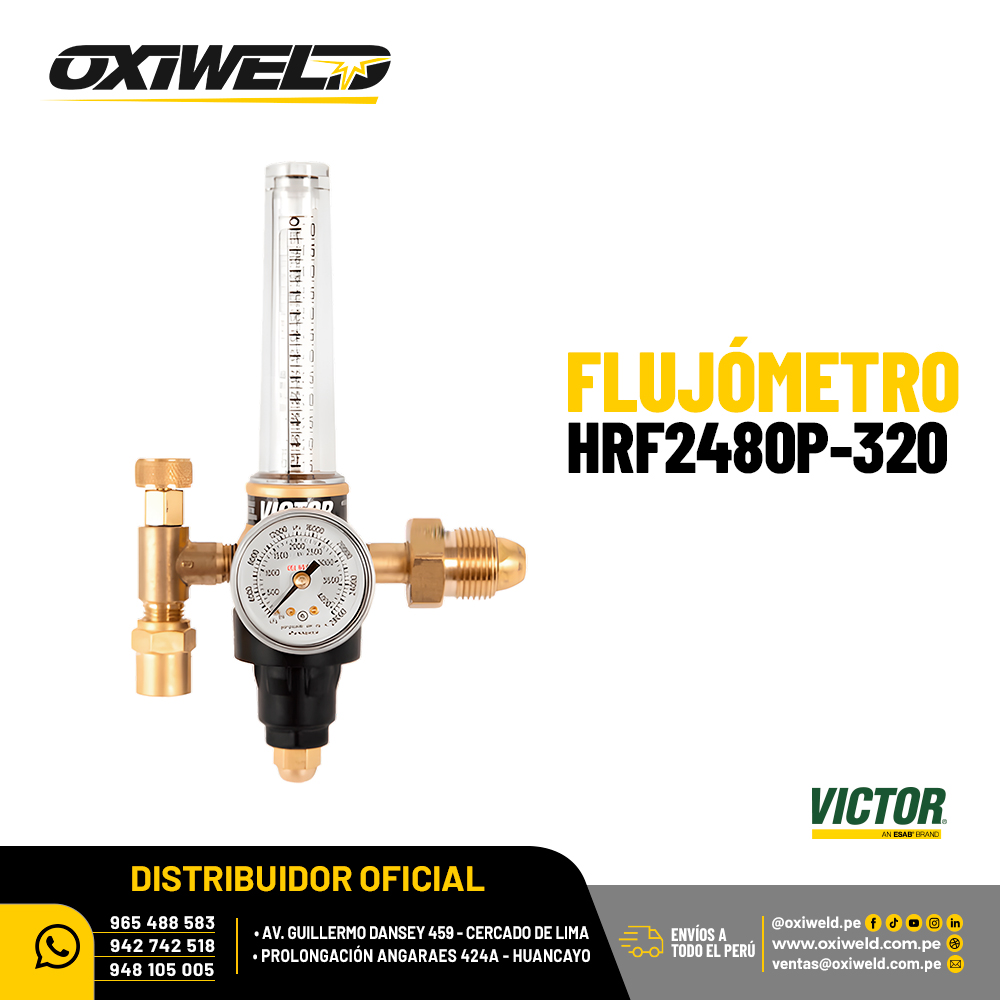 Flujometro Victor HRF2480P-320 Flujometro Victor HRF2480P-320