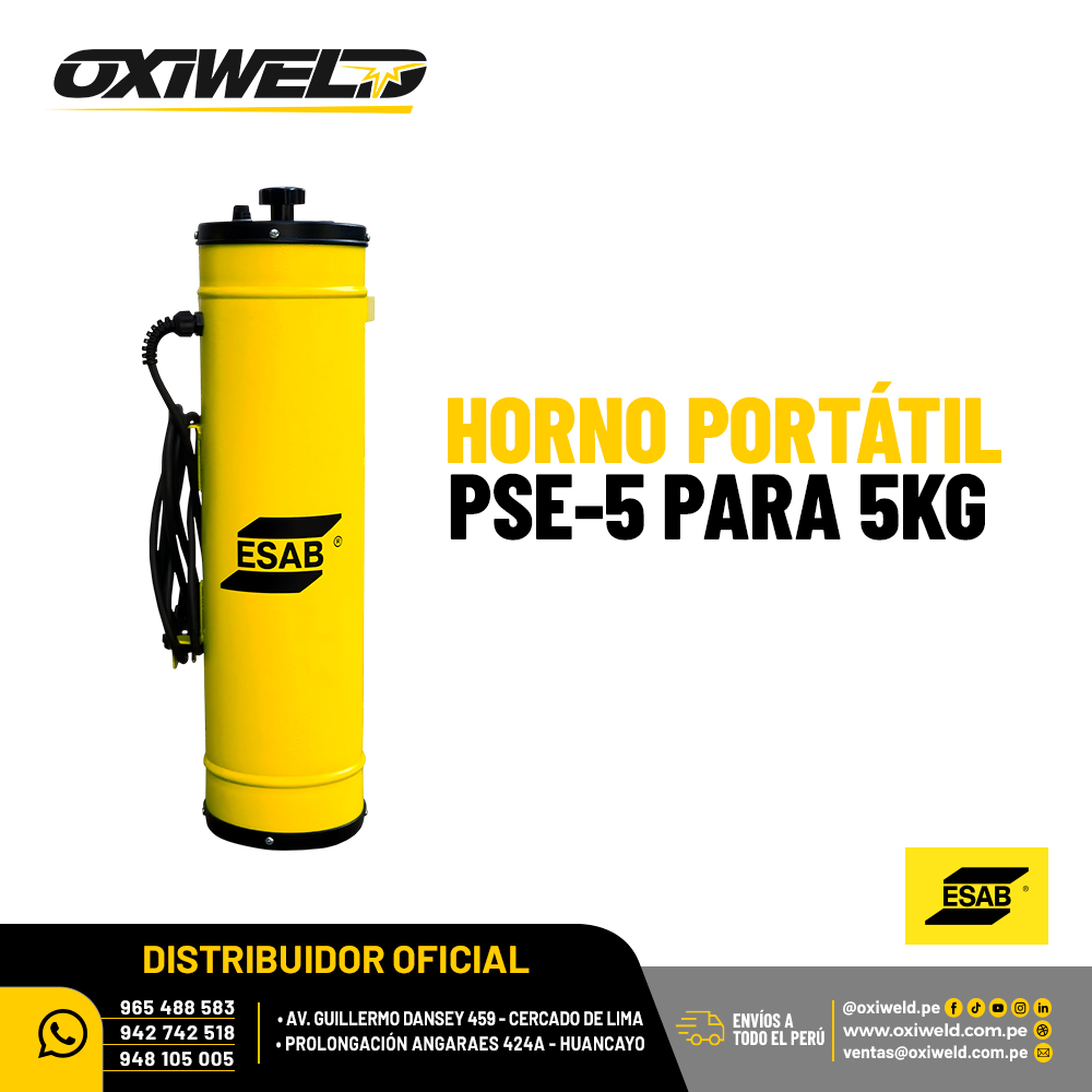Horno Portatil PSE-5 para 5 kg ESAB Horno Portatil PSE-5 para 5 kg ESAB
