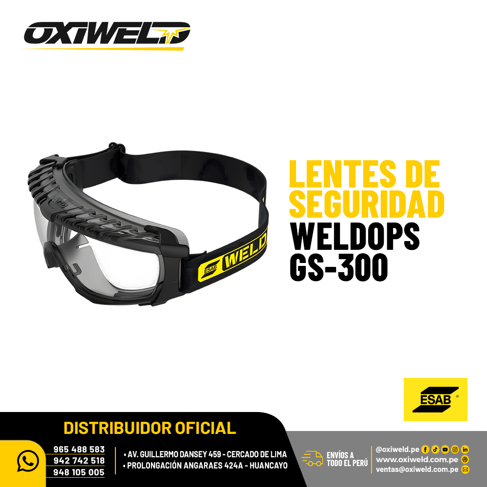 Lentes de seguridad Weldops GS-300 Esab Lentes de seguridad Weldops GS-300 Esab