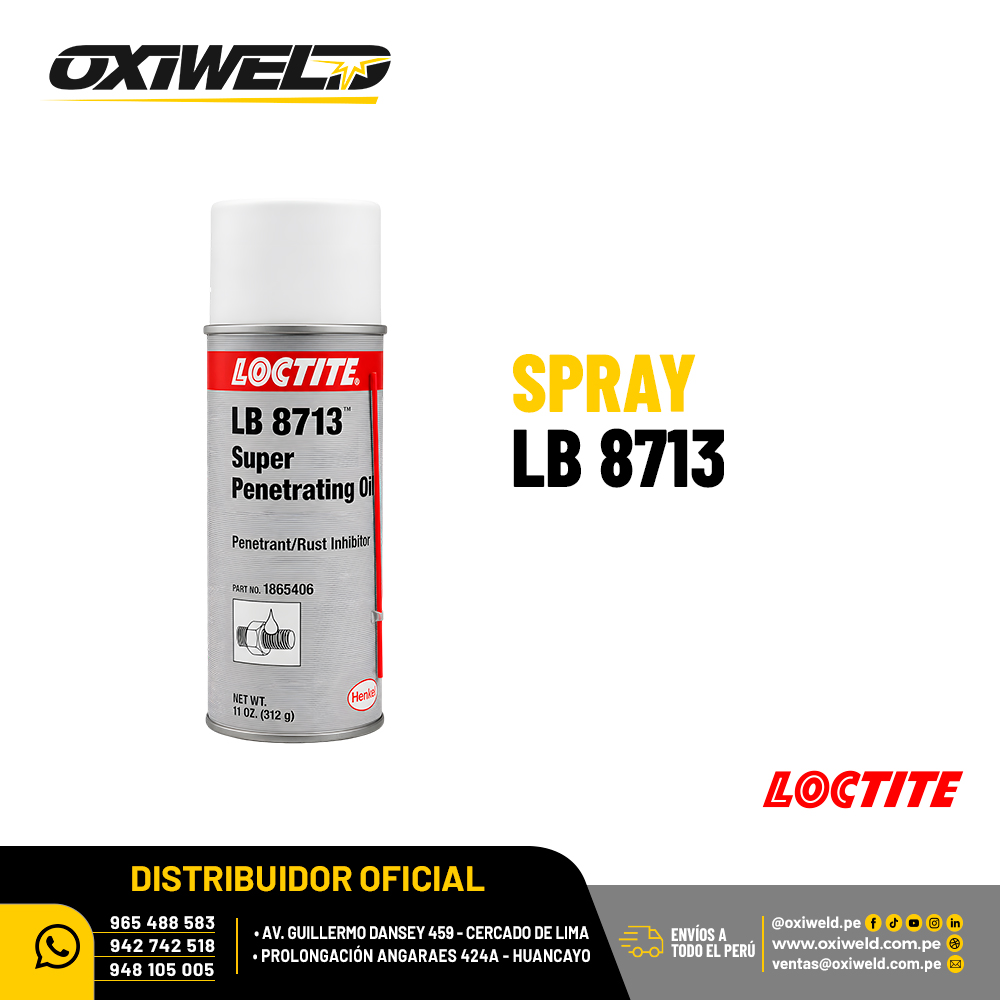 Spray LB 8713 Loctite Spray LB 8713 Loctite