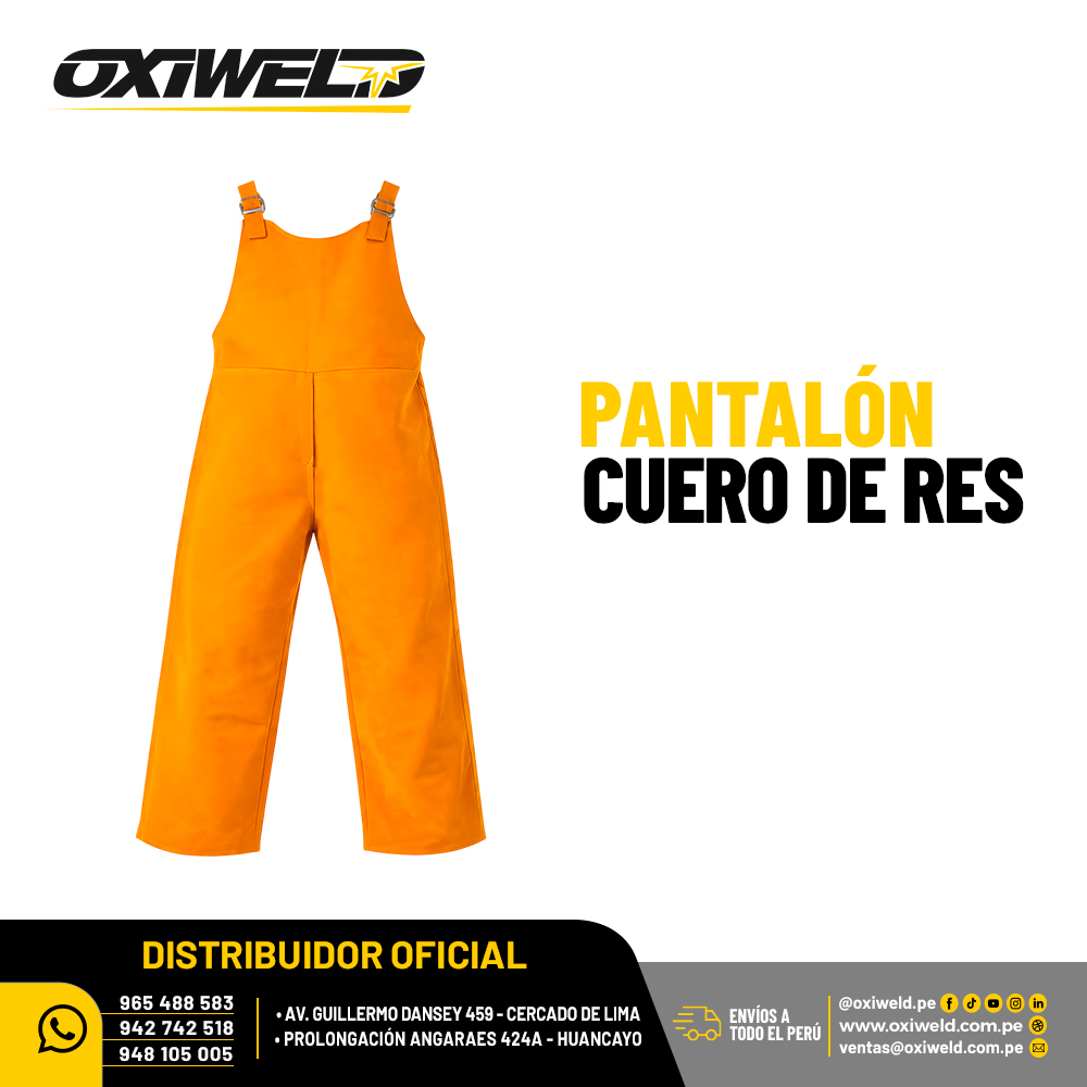 PANTALON DE CUERO DE RES PARA SOLDAR PANTALON DE CUERO DE RES PARA SOLDAR