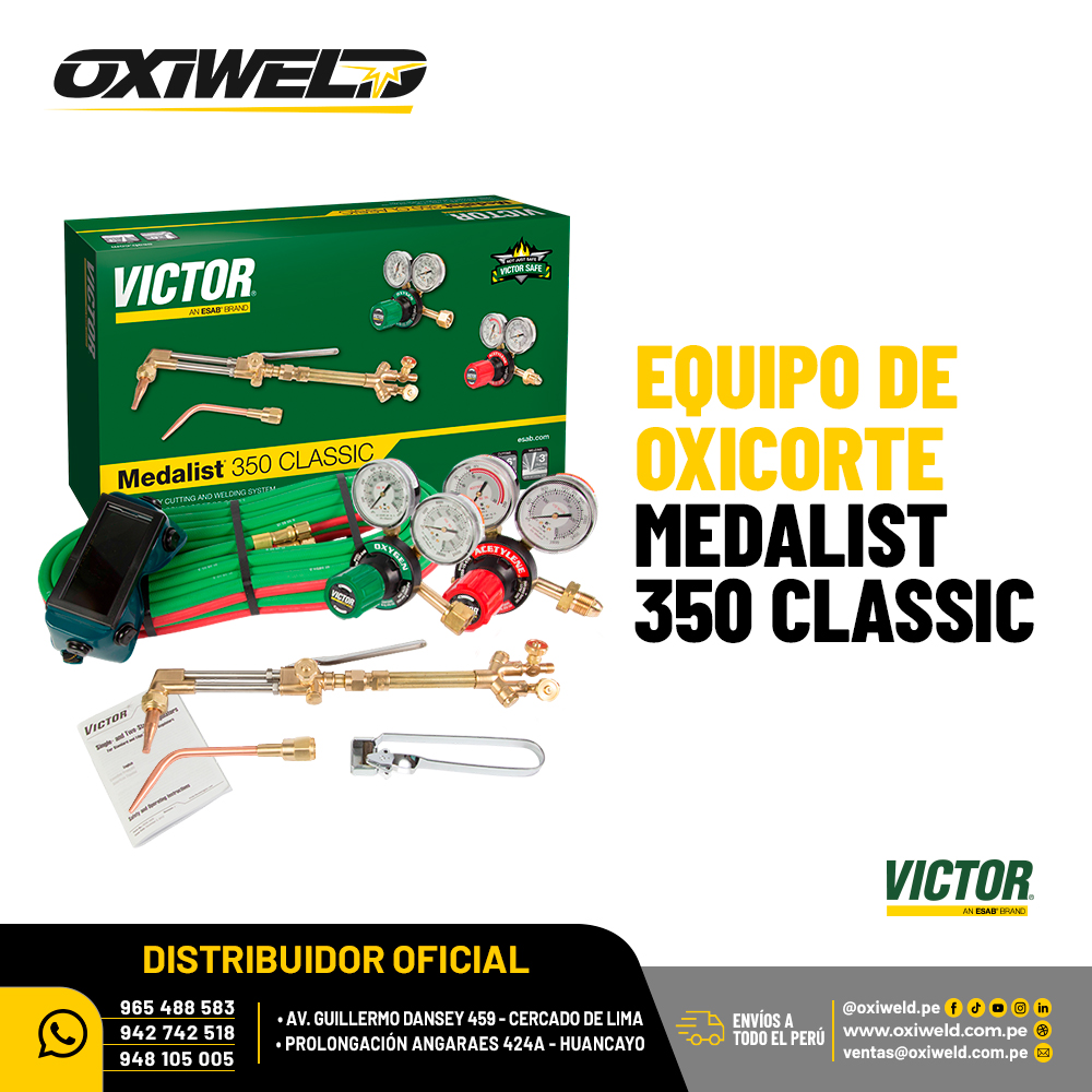 Equipo de Oxicorte Medalist 350 Classic Victor Equipo de Oxicorte Medalist 350 Classic Victor