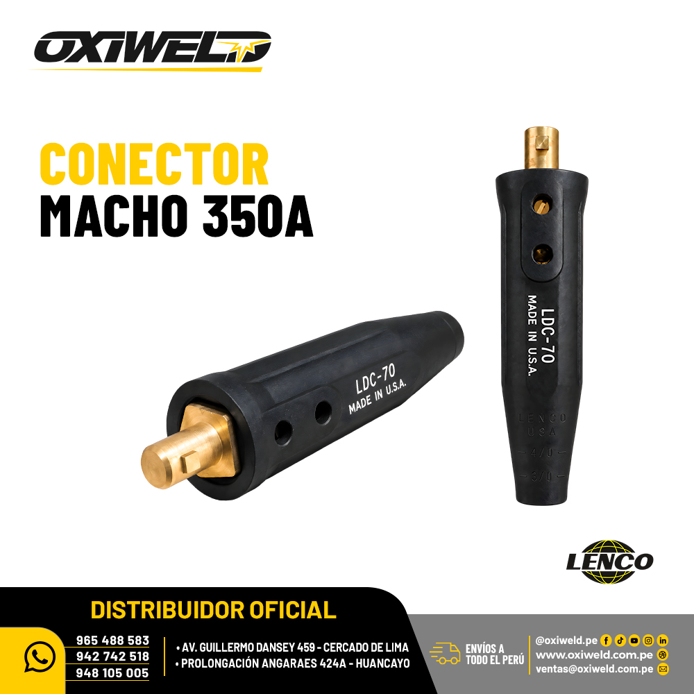 Conector Macho 350A Lenco Conector Macho 350A Lenco