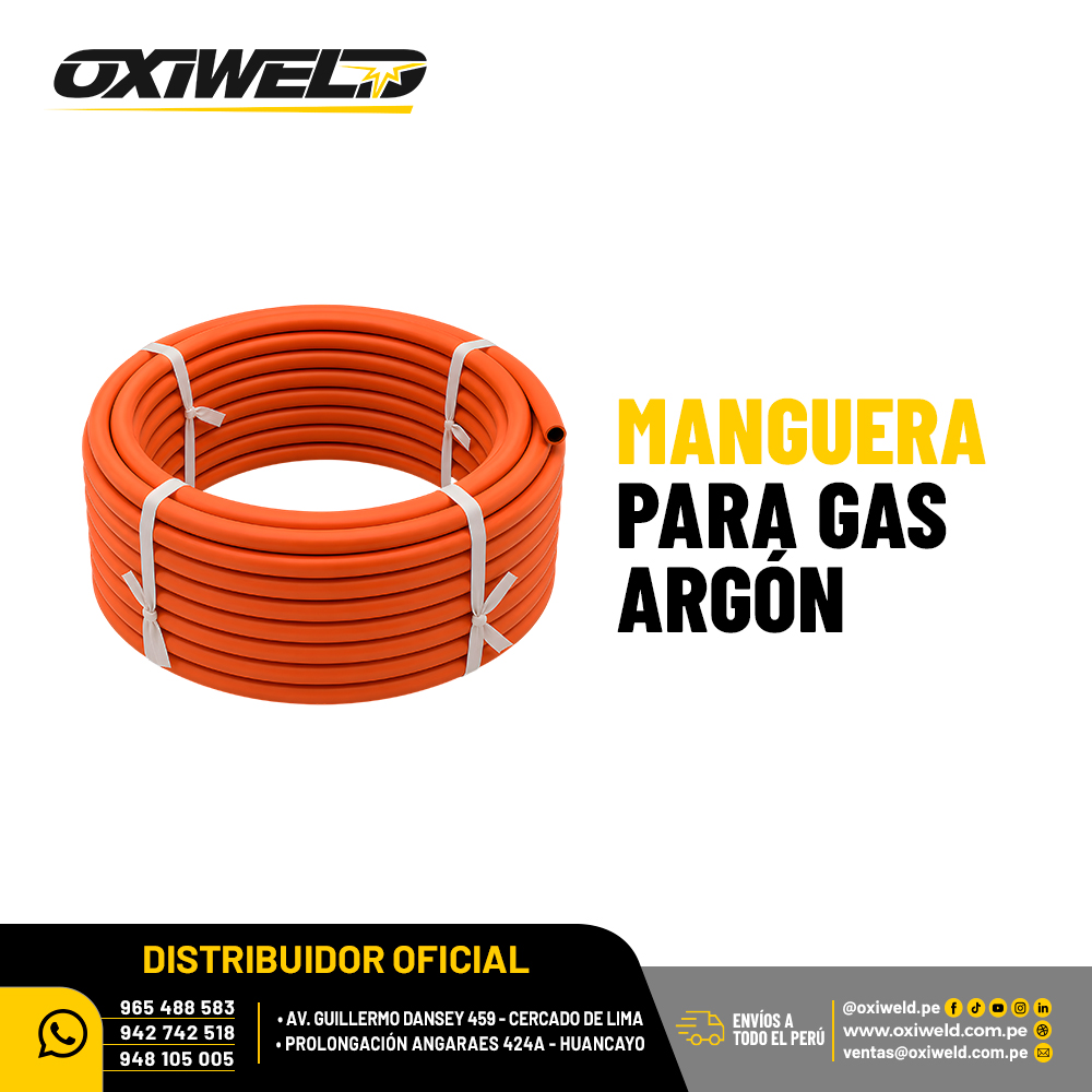 Manguera para Gas Argon Manguera para Gas Argon