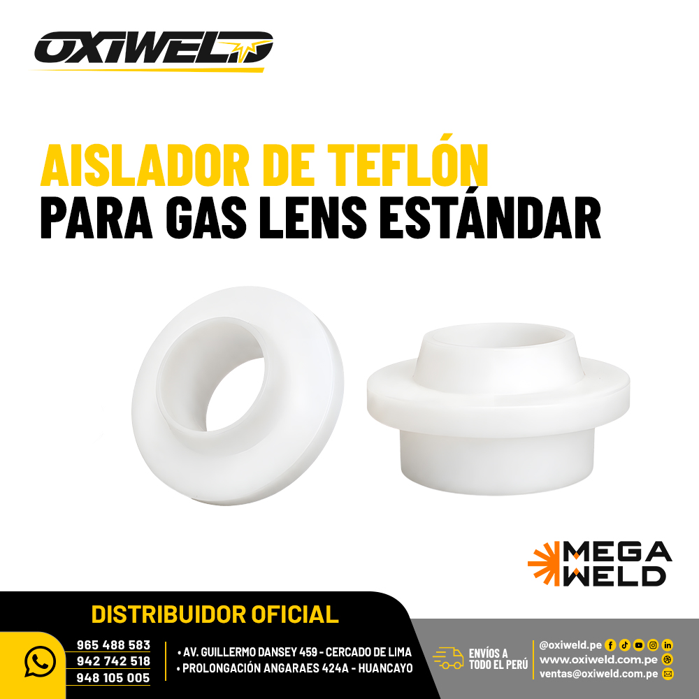 AISLADOR DE TEFLON PARA GAS LENS ESTANDAR MEGAWELD AISLADOR DE TEFLON PARA GAS LENS ESTANDAR MEGAWELD