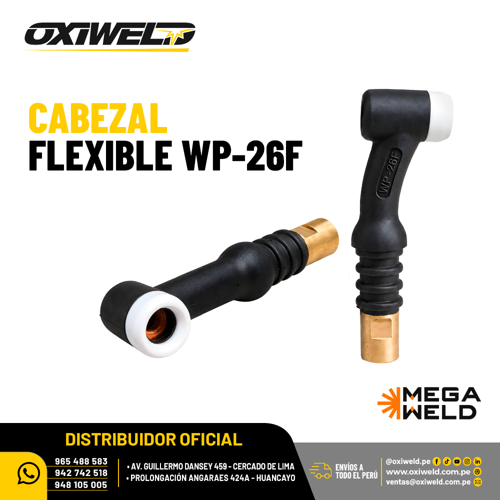 Cabezal Flexible WP-26F Megaweld Cabezal Flexible WP-26F Megaweld