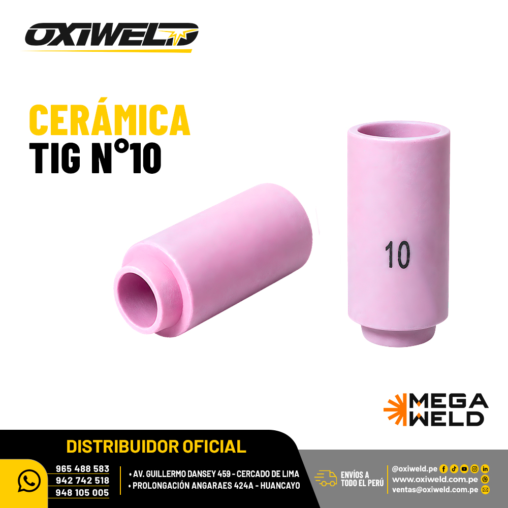 Ceramica TIG N°10 Megaweld Ceramica TIG N°10 Megaweld