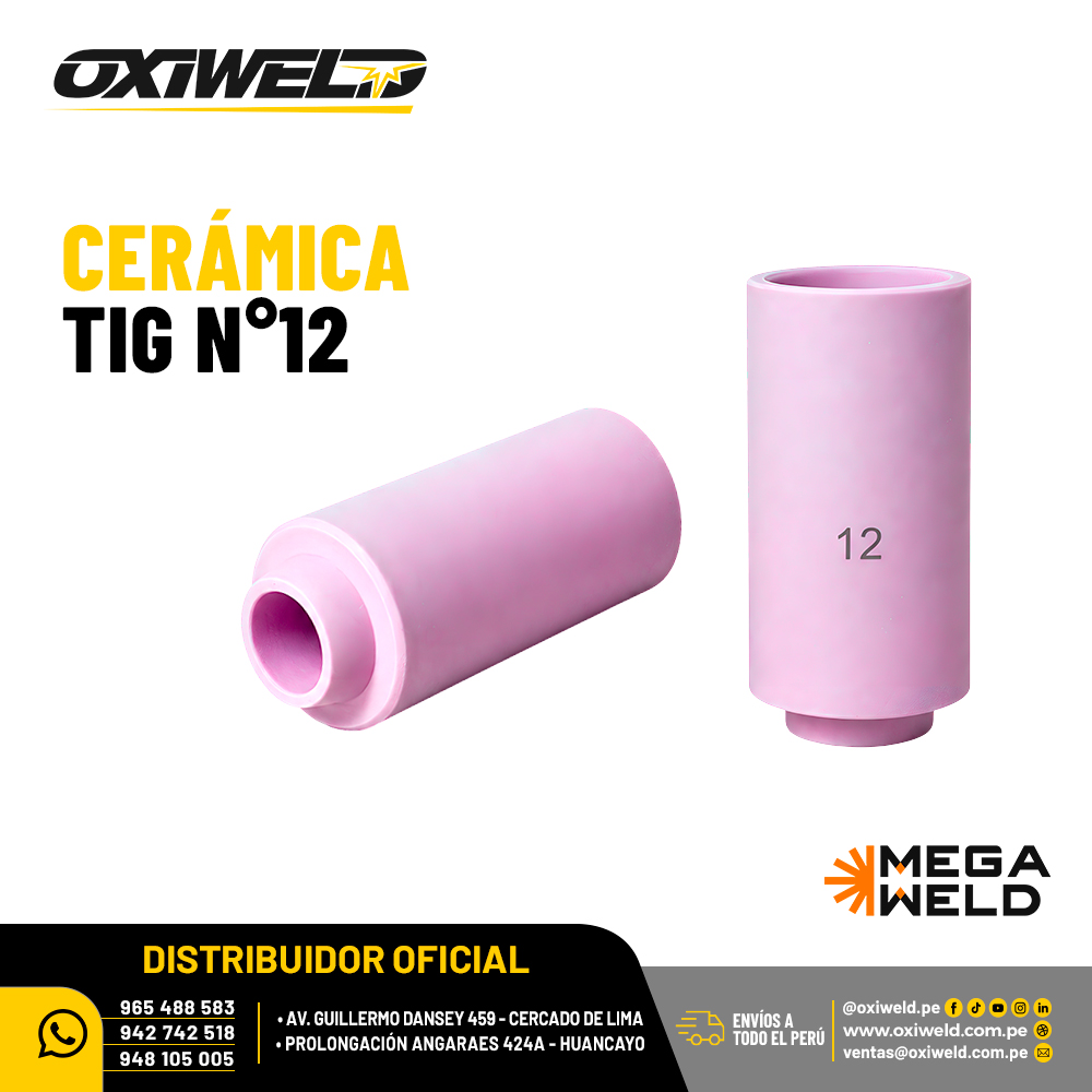 Ceramica TIG N°12 Megaweld Ceramica TIG N°12 Megaweld
