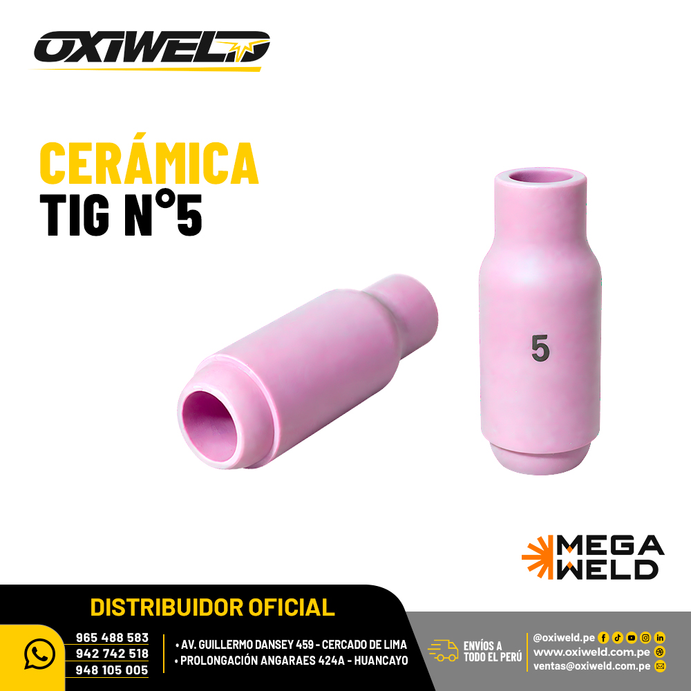 Ceramica Tig N°5 Megaweld Ceramica Tig N°5 Megaweld