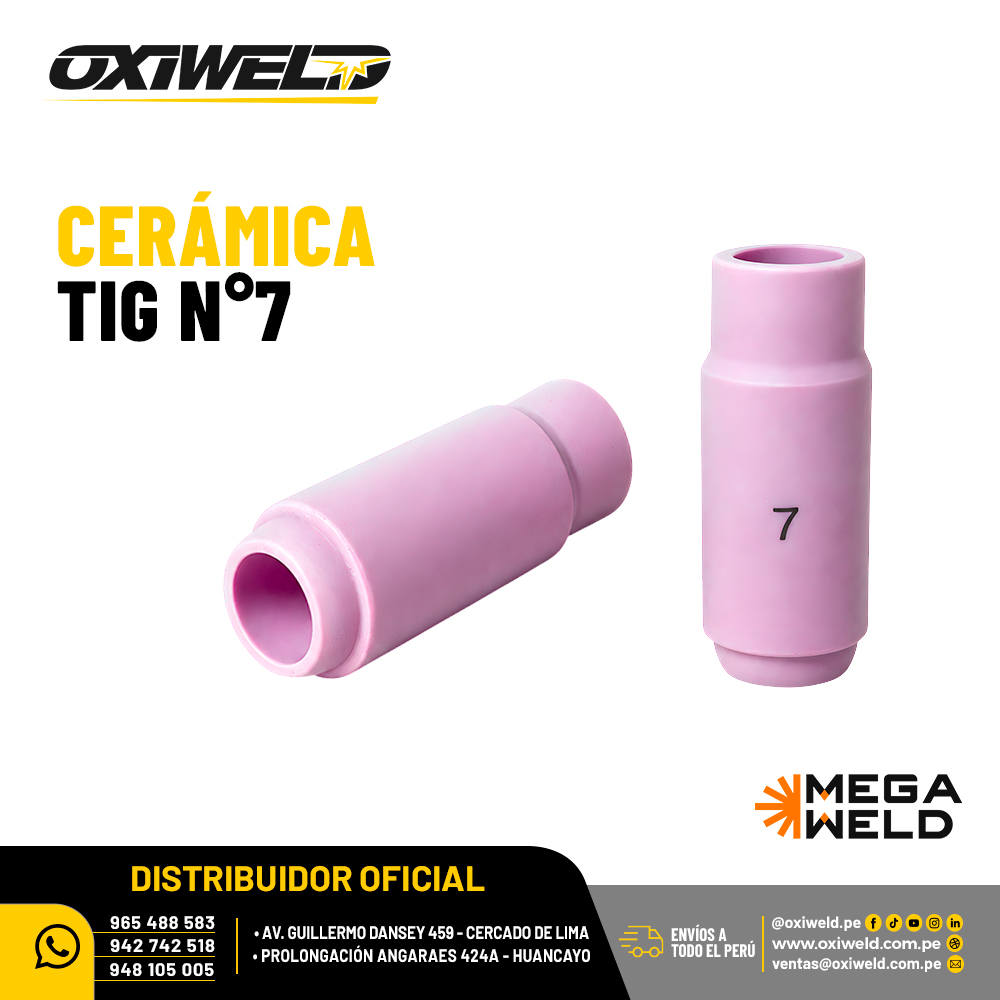 Ceramica TIG N°7 Megaweld Ceramica TIG N°7 Megaweld