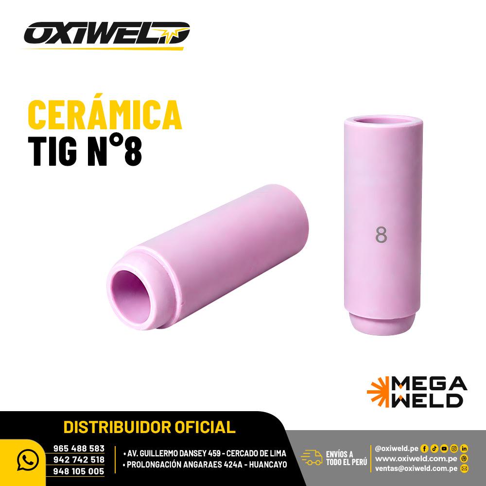 Ceramica TIG N°8 Megaweld Ceramica TIG N°8 Megaweld