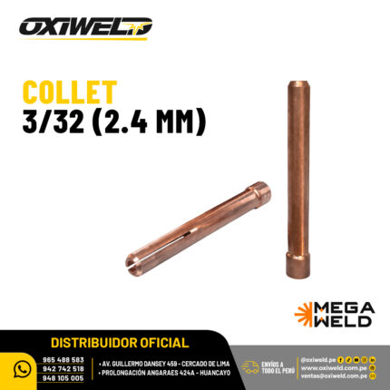 Collet 3/32 de 2.4 mm Megaweld