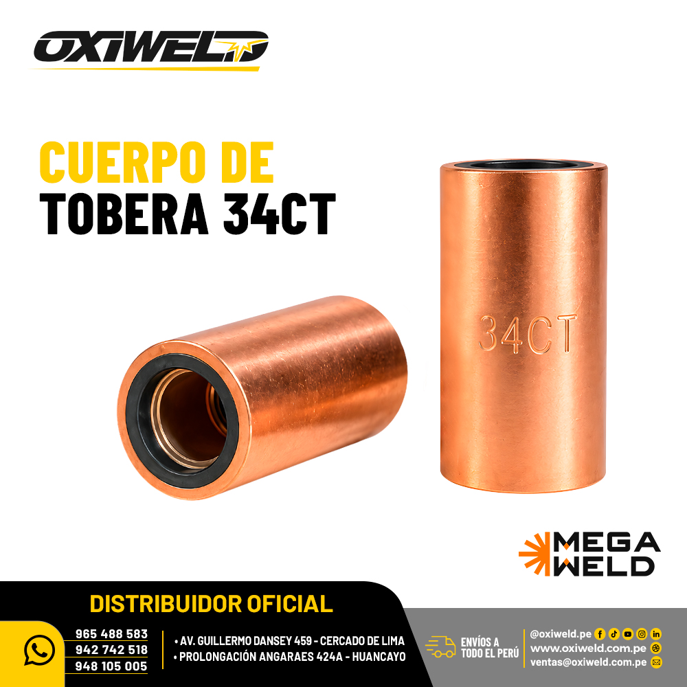 Cuerpo de Tobera 34CT Megaweld Cuerpo de Tobera 34CT Megaweld