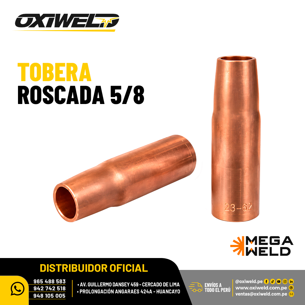 Tobera Roscada 5/8 Megaweld Tobera Roscada 5/8 Megaweld
