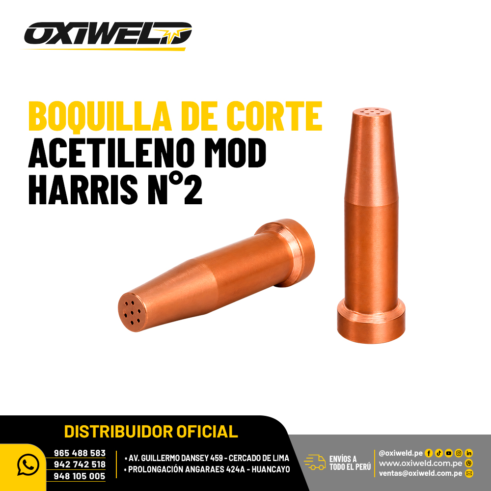 BOQUILLA DE CORTE ACETILENO LIVIANO MOD HARRIS N°2 BOQUILLA DE CORTE ACETILENO LIVIANO MOD HARRIS N°2