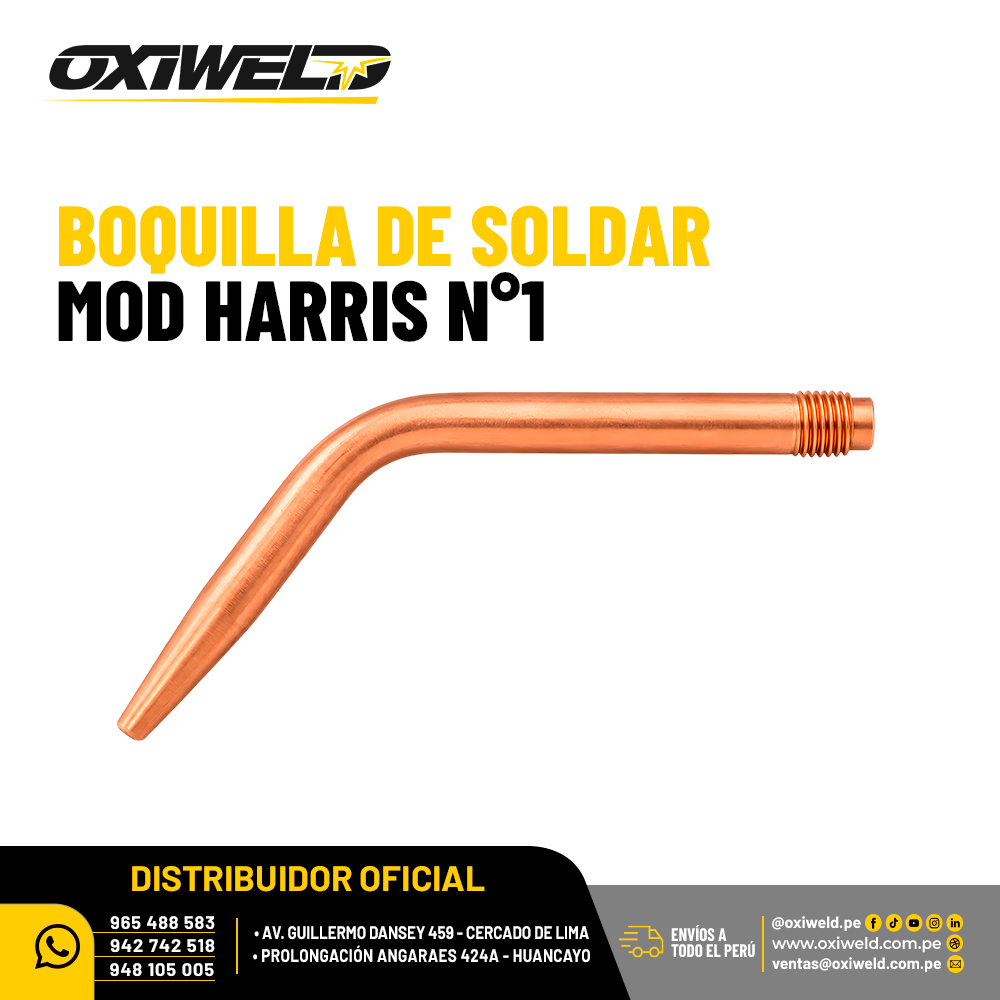 Boquilla de Soldar Mod Harris N°1 Boquilla de Soldar Mod Harris N°1