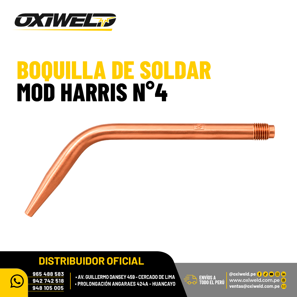 Boquilla de Soldar Mod Harris N°4 Boquilla de Soldar Mod Harris N°4