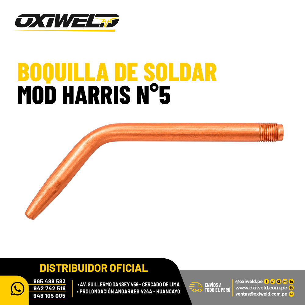 Boquilla de Soldar Mod Harris N°5 Boquilla de Soldar Mod Harris N°5