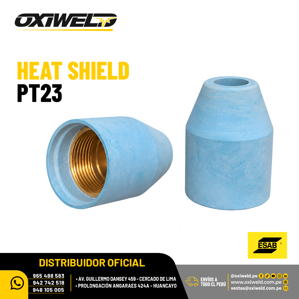 ESAB HEAT SHIELD PT23 Heat Shield PT23 ESAB, protector térmico para antorcha de corte por plasma