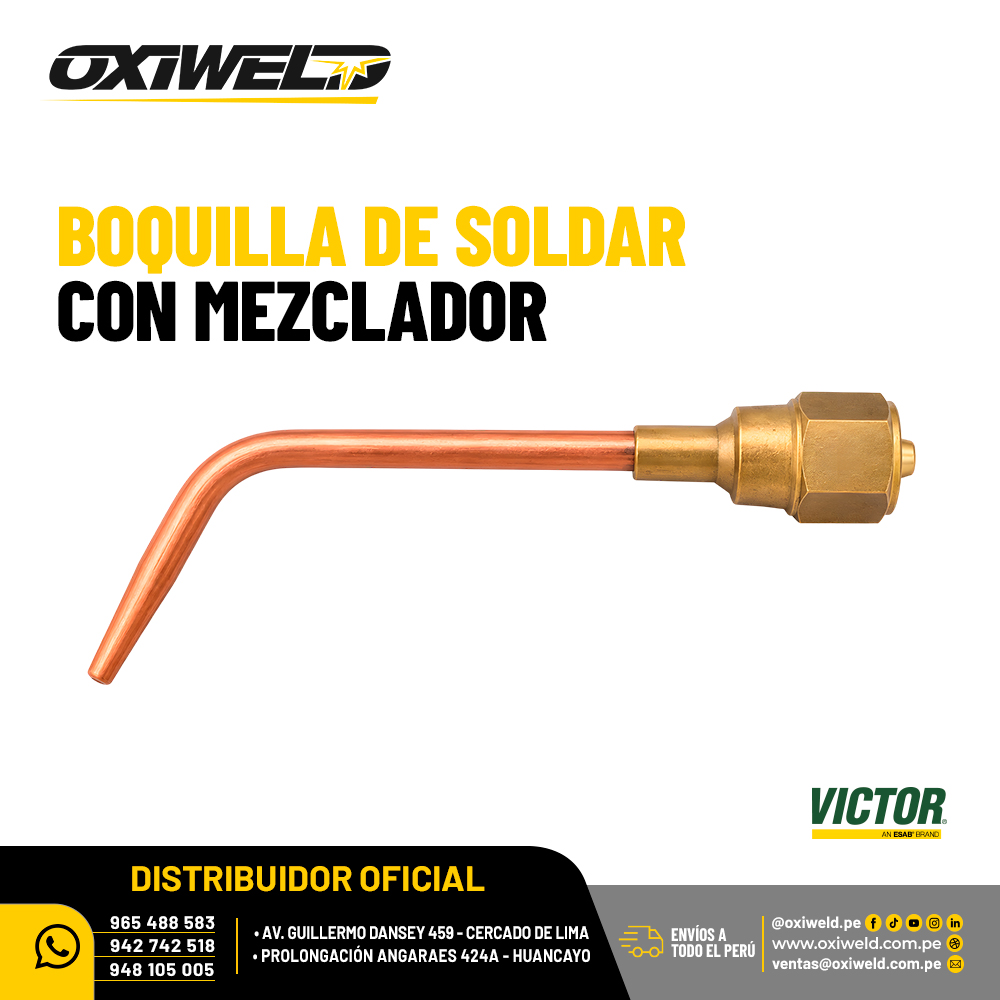 Boquilla de Soldar con Mezclador Victor Boquilla de Soldar con Mezclador Victor