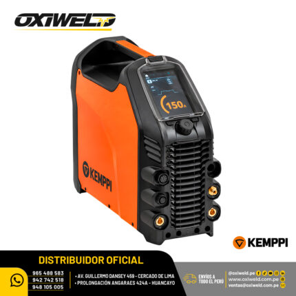 Soldadora inverter Kemppi Master T 245 AC/DC GM para soldadura TIG profesional de aluminio y acero